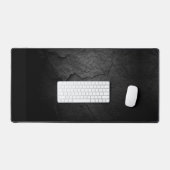 Black Slate Rock Design Bureaumat (Keyboard & Muis)