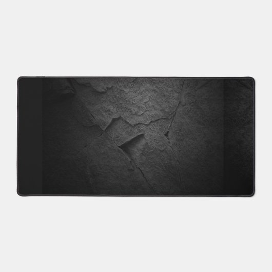 Black Slate Rock Design Bureaumat (Voorkant)