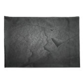 Black Slate Rock Kussensloop (Achterkant-Rechts)