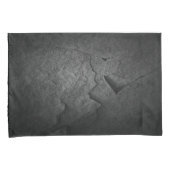 Black Slate Rock Kussensloop (Voorkant-Rechts)