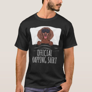 Black Sleep Mask American Water Spaniel Officiel N T-shirt