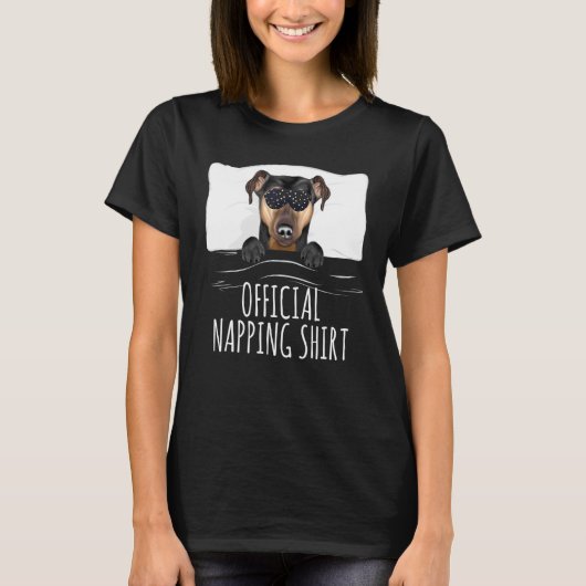 Black Sleep Mask Manchester Terrier Official Nappi T-shirt (Voorkant)