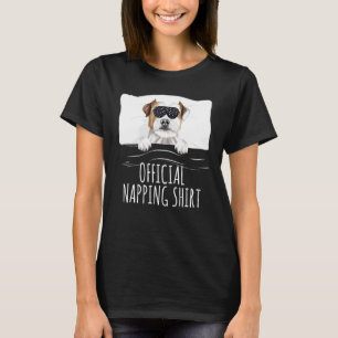 Black Sleep Mask Parson Russell Terrier Official N T-shirt