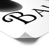 Black Slippers - Ballerina Print (Hoek)