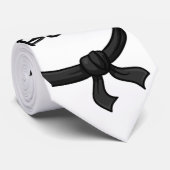 Black Smart Stropdas (Opgerold)