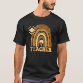 Black Smart Teacher Afro Love Melanin African Amer T-shirt (Voorkant)