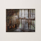 Black Smith - Draw borden en hamers Legpuzzel (Horizontaal)