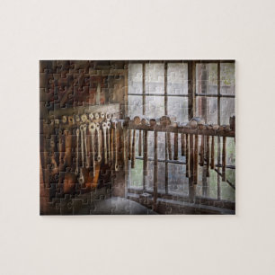 Black Smith - Draw borden en hamers Legpuzzel