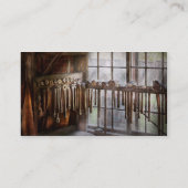 Black Smith - Draw borden en hamers Visitekaartje (Achterkant)