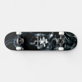 Black Smoke background Business Logo Persoonlijk Skateboard (Horizontaal)