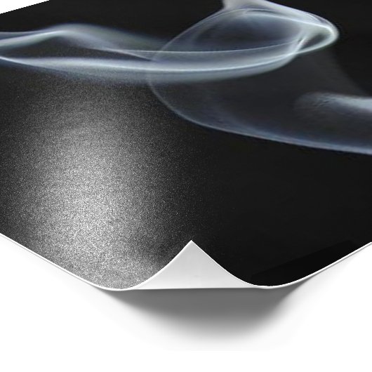 Black Smoke Foto Afdruk (Hoek)