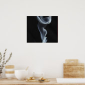 Black Smoke Poster (Keuken)