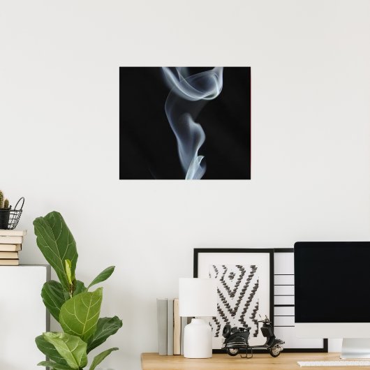 Black Smoke Poster (Thuiskantoor)