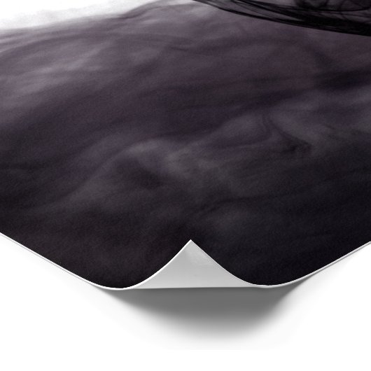 Black Smoke Vape Life Premium-Posters Poster (Hoek)