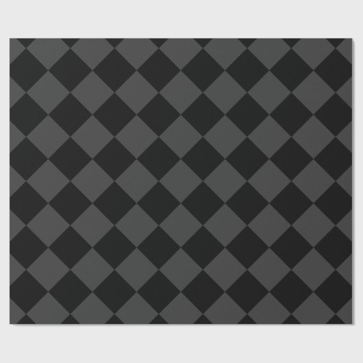 Black & Smoky Black Diamonds – Elegant & Tijdloos Cadeaupapier (Vlak)
