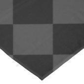 Black & Smoky Black Diamonds – Elegant & Tijdloos Tafelkleed (Gekanteld)