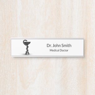 Black Snake Bowl Hygieia White Caduceus Medical Deurbordje