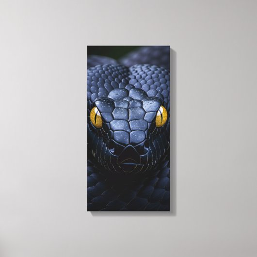 Black Snake Canvas Afdruk (Voorkant)