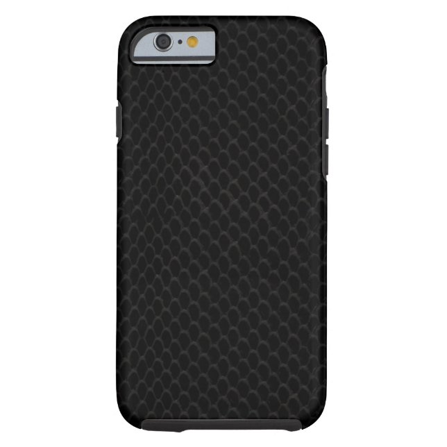 Black Snake Skin Pattern Case-Mate iPhone Case (Achterkant)