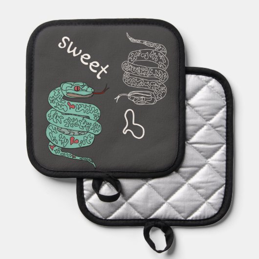 Black Snake Sweet Pannenlap (Voorkant / Achterkant)