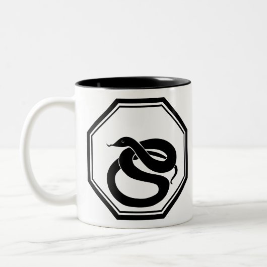 Black Snake Tweekleurige Koffiemok (Links)