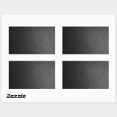 Black Snakeskin Rechthoekige Sticker (Vel)