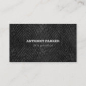 Black Snakeskin-Visitekaartje Visitekaartje (Voorkant)