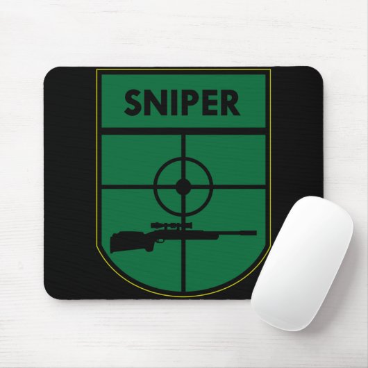 Black Sniper Patch Muismat (Met muis)