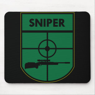 Black Sniper Patch Muismat