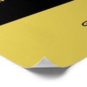 Black Snor, Herenkappers Prijslijst Poster (Hoek)