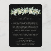 Black Snowberry+Eucalyptus Garland Routebeschrijvi Informatiekaartje (Voorkant)