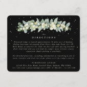 Black Snowberry+Eucalyptus Garland Routebeschrijvi Informatiekaartje (Voorkant)