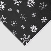 Black Snowflake Tissuepapier (Detail)
