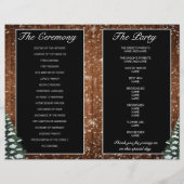 Black Snowy Wood & Forest Pine (Achterkant)