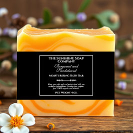 Black Soap Belly Band Uitnodigingen Wikkel