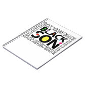 Black Son Black History maand Notitieboek (Linkerzijde)