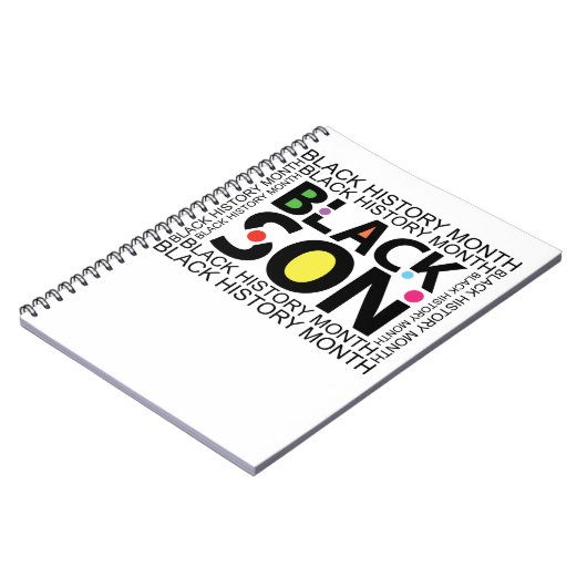 Black Son Black History maand Notitieboek (Linkerzijde)
