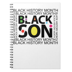 Black Son Black History maand Notitieboek