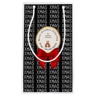 BLACK songs written Christmaspink dotted letter Klein Cadeauzakje