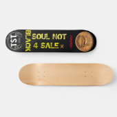 BLACK SOUL NOT 4 SALE Skateboard Deck (Horizontaal)