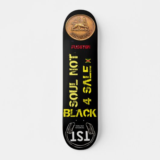 BLACK SOUL NOT 4 SALE Skateboard Deck (Voorkant)
