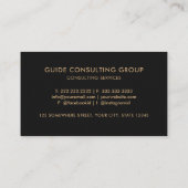  Black Space Cosmos Professional Visitekaartje (Achterkant)