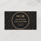  Black Space Cosmos Professional Visitekaartje (Voorkant)