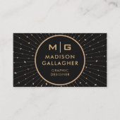  Black Space Cosmos Professional Visitekaartje (Voorkant)