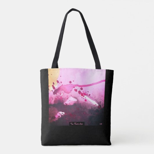 Black&Space: Tragetasche Tote Bag (Achterkant)