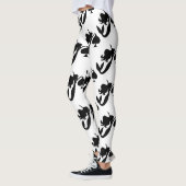 Black Spade Mermaid Silhouette Thunder_Cove Leggings (Links)