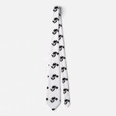 Black Spade Mermaid Silhouette Thunder_Cove Stropdas (Voorkant)