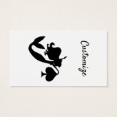 Black Spade Mermaid Silhouette Thunder_Cove Visitekaartje (Achterkant)