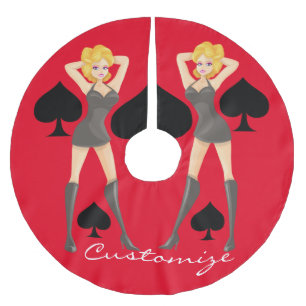 Black Spades Blonde Koningin Thunder_Cove  Kerstboom Rok