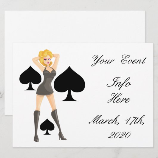 Black Spades Blonde Queen Thunder_Cove (Voorkant / Achterkant)